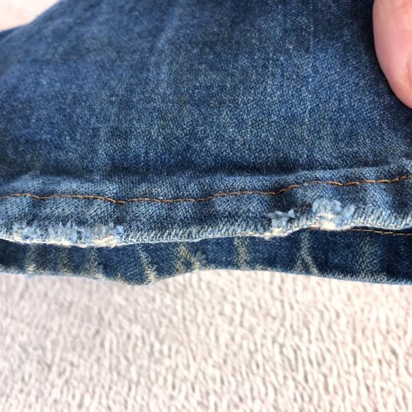 Wrangler Mens Jeans Size 40X30 Blue Denim Straight Leg Classic Casual Cotton - Picture 11 of 13